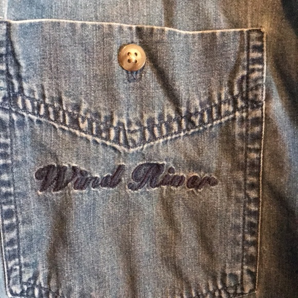 Vintage Wind River Outfitting Denim Button Down - Picture 3 of 3